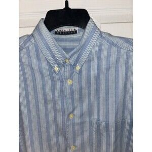 Vtg American Weekend Shirt Men’s Size M Short Sleeve Button Down Chambray 80s